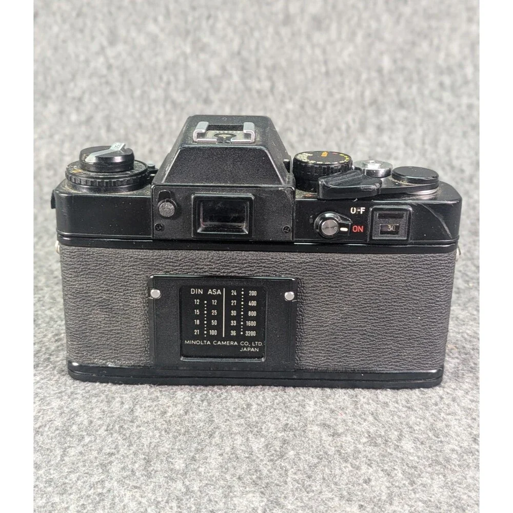 Minolta XE-7 35mm SLR Film Camera MD Rokkor-X 50mm f/1.7 VTG Japan Parts READ